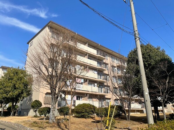 男山第４住宅３０３棟（５０６）の物件外観写真